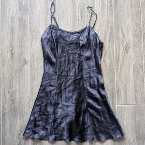 Vintage 90s Victoria's Secret Satin Slip with Slit XS